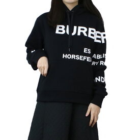 バーバリー BURBERRY レディース パーカー ブランド POULTER HFH ロゴ スウェット 8040767 A1189 BLACK ブラック apparel-01 win-02w