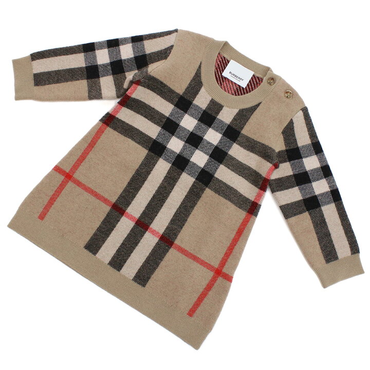 楽天市場】バーバリー BURBERRY ベビー−セーター，ニット ワンピース  