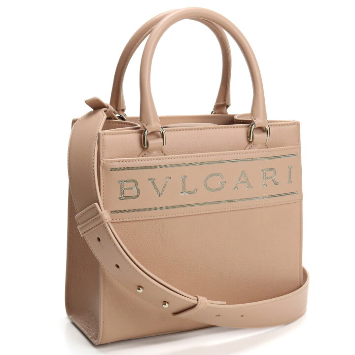 楽天市場 ブルガリ Bvlgari トートバッグ ブランドロゴ ブランドバッグ Logo Chain Leather Caramel Topaz ベージュ系 Bag 01 ブランド総合卸 ビッグヒット