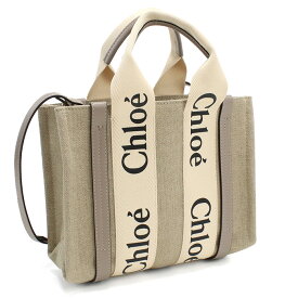 クロエ CHLOE トートバッグ　ブランド CHC22AS397I26　00O MUSK GREY ベージュ系 グレー系　bag-01