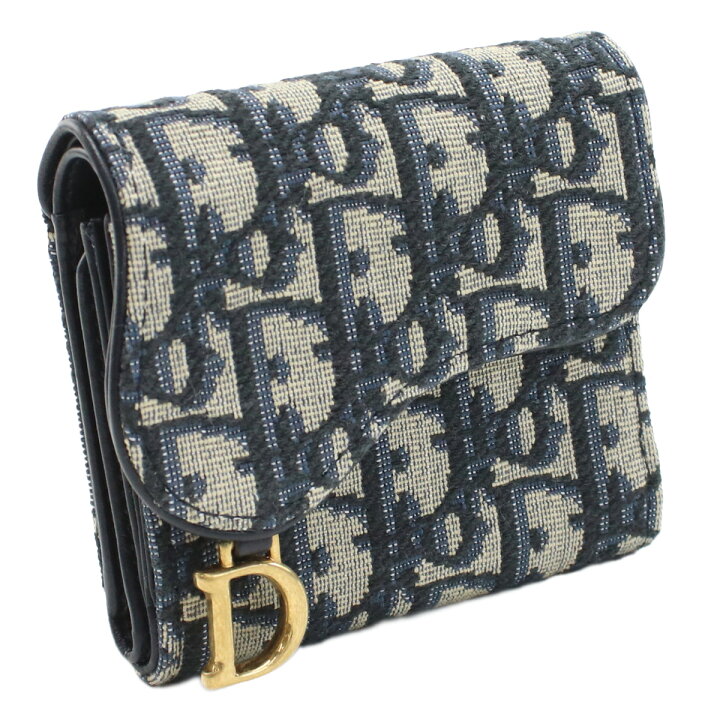 楽天市場】Dior クリスチャンディオール 三折財布小銭入付き S5652  