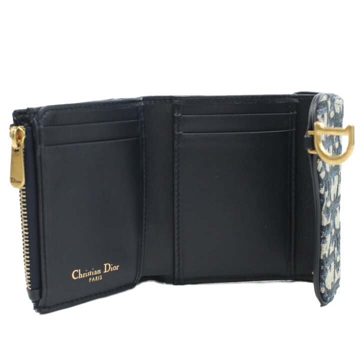 楽天市場】Dior クリスチャンディオール 三折財布小銭入付き S5652  