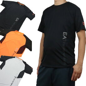 イーエーセブン EA7 VENTUS7 TOP PERF M TEE M－Tシャツ 3HPT21 PJ8CZ 1200 BLACK ブラック 1698 ORANGE FLUO オレンジ系 ブラック 1900 NEUTRAL GRAY グレー系 ブラック メンズ ts-01 big-01 父の日