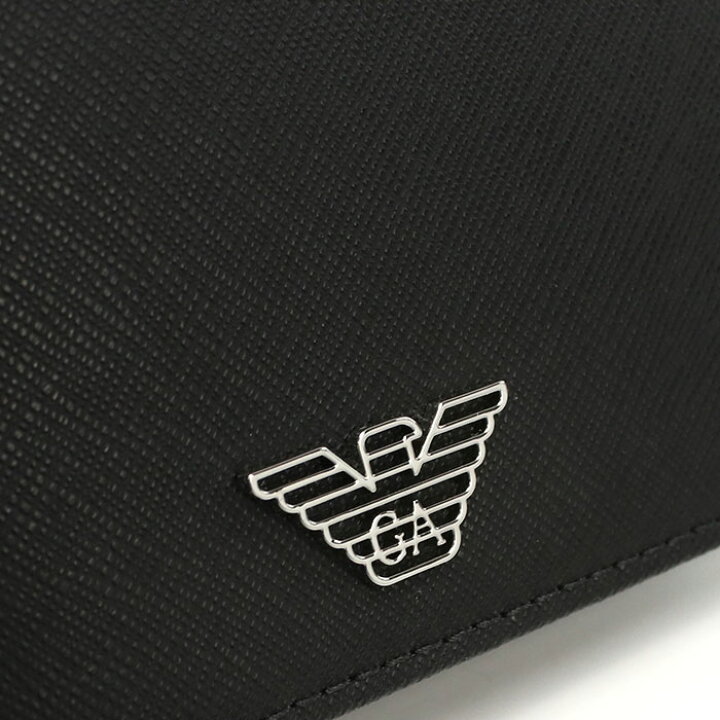 楽天市場】Emporio Armani エンポリオ・アルマーニ 長財布ニ折小銭入  