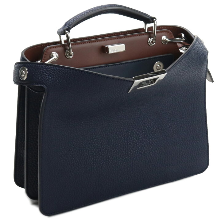 楽天市場 フェンディ Fendi ハンドバッグ メンズピーカブー ピーカブー 7va530 Afc3 F1f14 Peek A Boo ネイビー系 Bag 01 ブランド総合卸 ビッグヒット