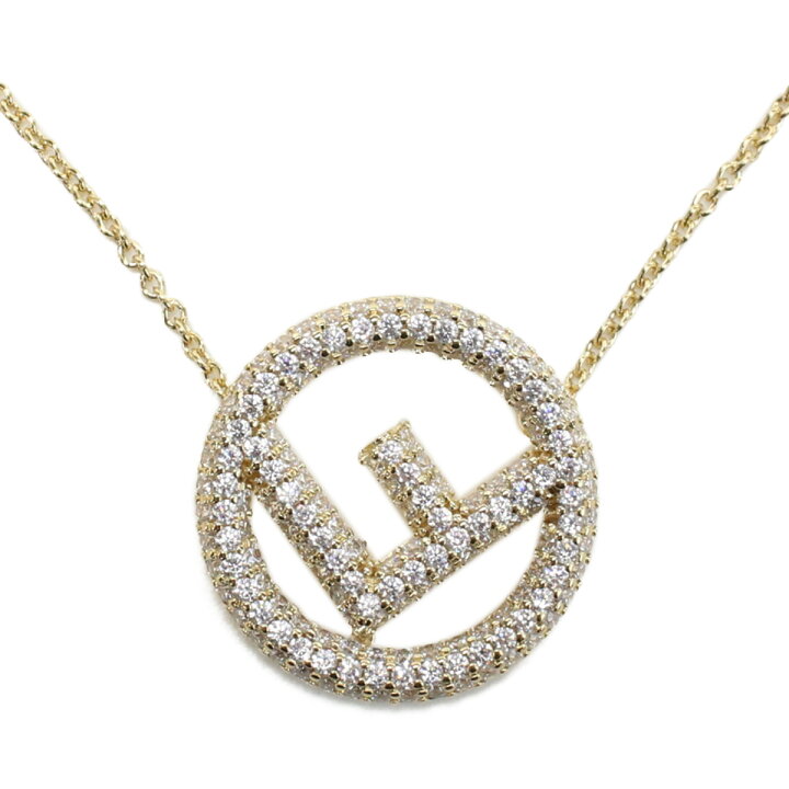 楽天市場】フェンディ FENDI ネックレス エフ イズ クリスタル 8AG760  