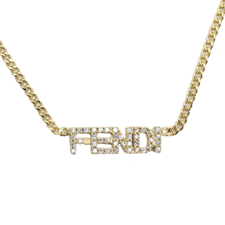 楽天市場】フェンディ FENDI ネックレス クリスタル ロゴ 8AH252 A44G 