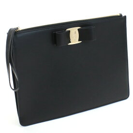 フェラガモ FERRAGAMO クラッチバッグ　ブランド 22-D547 0706803　NERO ブラック　bag-01 new-01