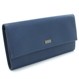 フェラガモ FERRAGAMO 長財布ニ折小銭入付き ブランド 66-0155 0620541　DUTCH BLUE ブルー系 wallet-01 new-05