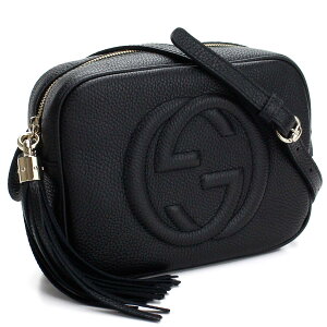 グッチ GUCCI SOHO ソーホー スモール ディスコバッグ 斜め掛け ショルダーバッグ 308364 A7M0G 1000 ブラック レディースbrand ショルダーバック ブランド ブランドバッグ brand バック shoulder bag