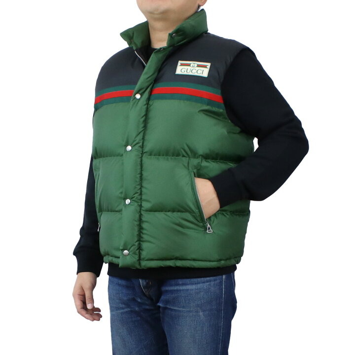 楽天市場】グッチ GUCCI メンズ ダウンベスト ブランド 698713 Z8A1T 