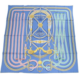 エルメス HERMES レディース−スカーフ ブランド カレ CARRE TWILL 003778S 13 GRAND TRALALA BLEU-ROSE ブルー系 マルチカラー accessory-01