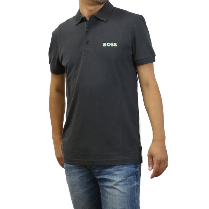 HUGO BOSS ヒューゴ・ボス 50512789 ポロシャツ あたたまり グレー系  