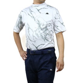 【均一セール】カッパ KAPPA GOLF メンズ－Tシャツ KGA2FMSS05 ハイネック WHT ホワイト系 golf-01