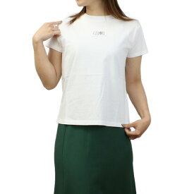 エムエムシックス MM6 ロゴ 半袖Tシャツ レディース ブランド S52GC0312　S24312　100 ホワイト系 apparel-01 ts-01