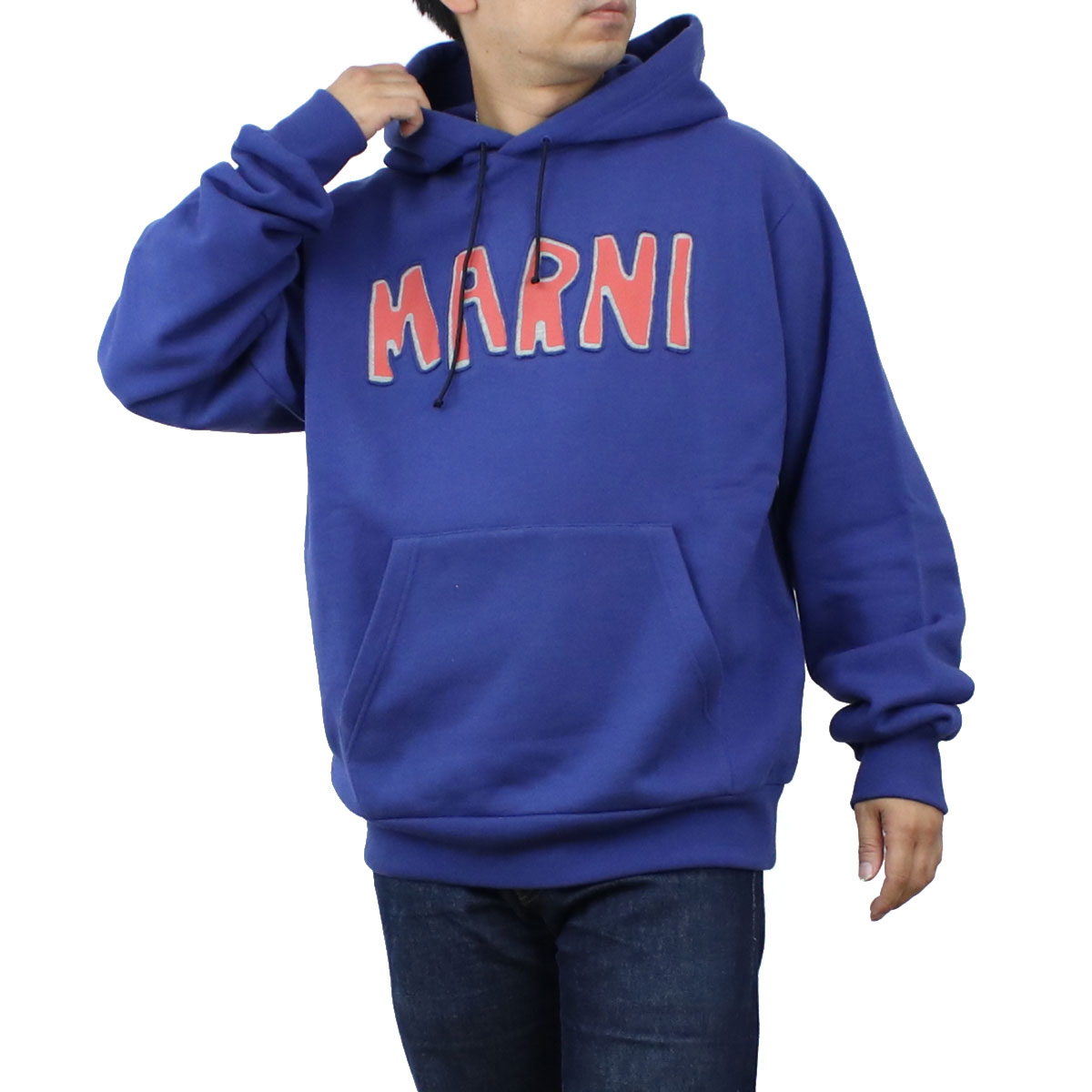 マルニ MARNI メンズ−パーカー フーディー ブランド おしゃれ FUMU0073P5 USCU55 CLB60 ブルー系 apparel-01  win-02m | ブランド総合卸　ビッグヒット