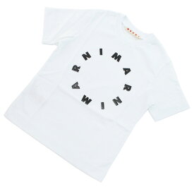 マルニ MARNI キッズ Tシャツ サークルロゴ ブランド M01069 M00L9 0M100 ホワイト系 apparel-01 sm-02