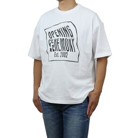 OPENING CEREMONY オープニングセレモニー メンズ－Tシャツ ブランドロゴ ブランドTシャツ YMAA001S21 JER002 0111 ホワイト系 ts-01 apparel-01 父の日 sm-02