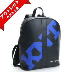 【訳あり】 キートン Kiton リュック ブランド リュック メンズ UBK003 X0721A-02 BLACK-BLUETTE ブラック luxu-01 bag-01