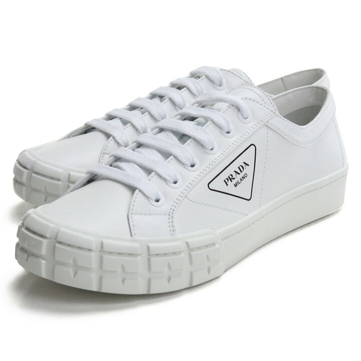 楽天市場 プラダ Prada メンズスニーカー 2eg302 1 F0009 White ホワイト系 Bos 08 Shoes 01 メンズ ブランド総合卸 ビッグヒット