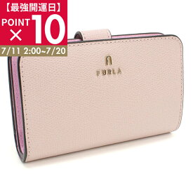 【最強開運日ポイント10倍】FURLA フルラ 二つ折り財布 小銭入付き WP00314 ARE000 4304S CAMELIA M レディース ピンク