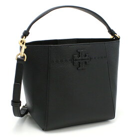 トリーバーチ TORY BURCH MCGRAW ハンドバッグ ブランド バケットバッグ 74956　001 BLACK ブラック bag-01