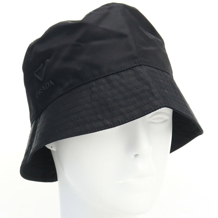 楽天市場】【中古・未使用】プラダ(PRADA) バケットハット ＃S 