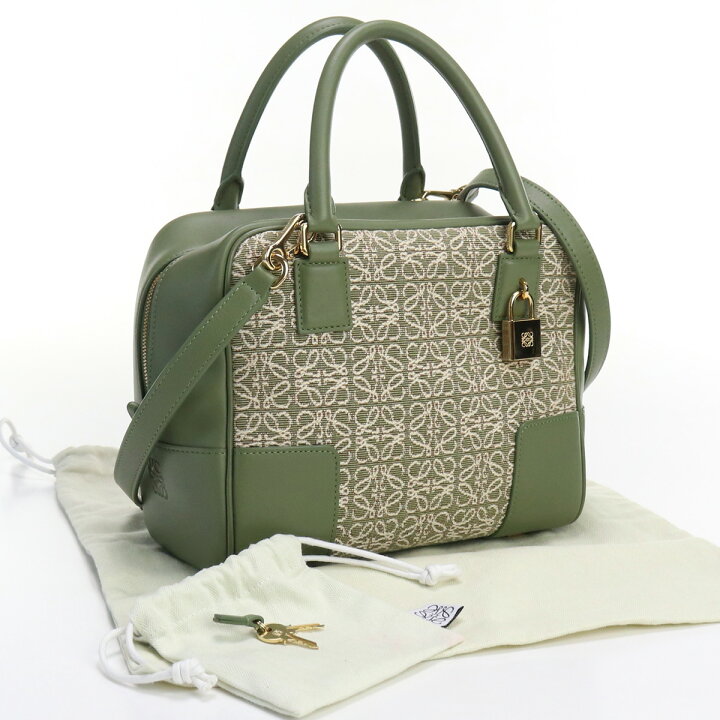 楽天市場】【中古美品】ロエベ(LOEWE) アマソナ19 スクエア バッグ  