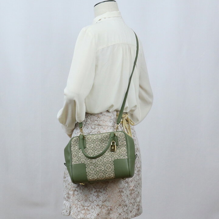 楽天市場】【中古美品】ロエベ(LOEWE) アマソナ19 スクエア バッグ 