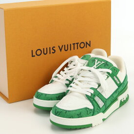 【中古良品】ルイヴィトン(LOUIS VUITTON) LVトレーナー・ラインスニーカー #6.5 ブランド 【ランク：A】 us-2 メンズ