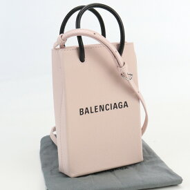 【中古良品】バレンシアガ(BALENCIAGA) ミニ ショッピングバッグ ショルダー ブランド 593826 【ランク：A】 us-2 2WAY レディース