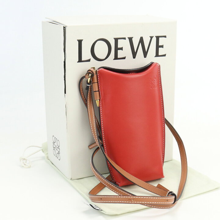 楽天市場】【中古良品】ロエベ(LOEWE) ゲートポケット レザー  