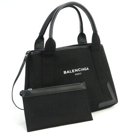 【中古良品】バレンシアガ(BALENCIAGA) ネイビーカバス スモール コットンキャンバス ブランド トートバッグ 339933 【ランク：A】 us-2 レディース