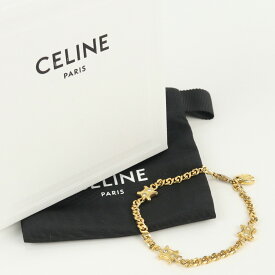 【中古良品】セリーヌ(CELINE) ゴールド ブレスレット ブランド　メタル ゴールド系　【ランク：A】 us-2 レディース