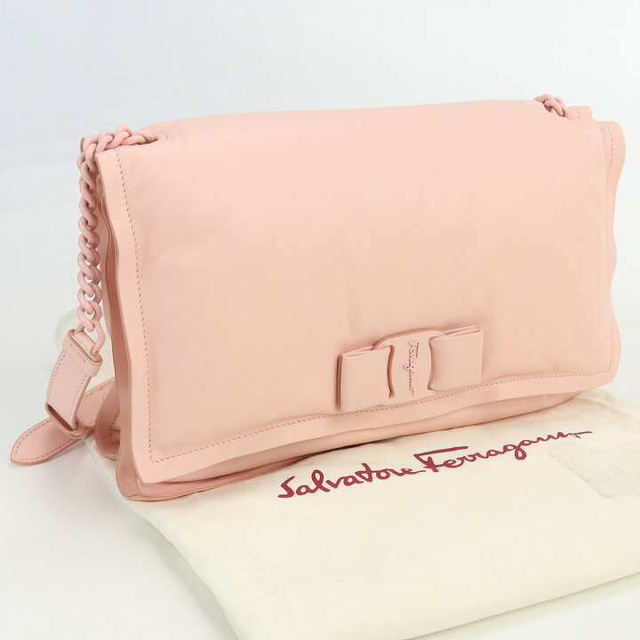 楽天市場】【中古良品】フェラガモ(FERRAGAMO) ヴァラリボン チェーン 