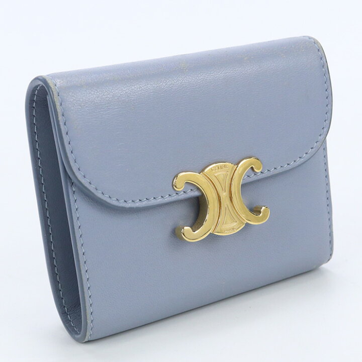 楽天市場】【中古】セリーヌ(CELINE) トリオンフ スモールウォレット  