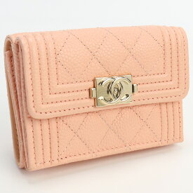 【中古良品】シャネル(CHANEL) スモール フラップ ウォレット キャビア 29216092【ランク：A】 us-2 レディース