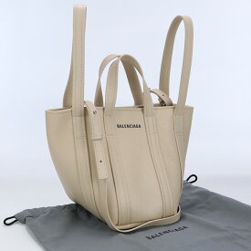 【中古良品】バレンシアガ(BALENCIAGA) エブリデイ XS トートバッグ ブランド カーフ 672793 ベージュ系 【ランク：A】 us-2 2WAY ショルダー レディース SS2406