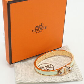 【中古良品】エルメス(HERMES) ミニ・クリック シェーヌ・ダンクル メタル グリーン系　【ランク：A】 us-2 レディース