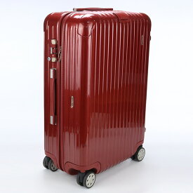 【中古】リモワ(RIMOWA) サルサデラックス ポリカーボネート ブランド キャリーケース 873.63 レッド系【ランク：AB】 us-2