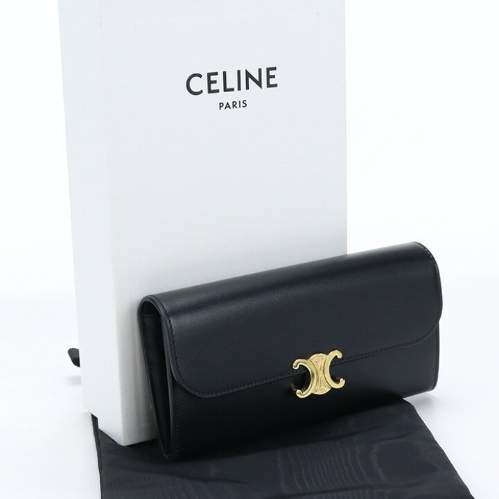 楽天市場】【中古良品】セリーヌ(CELINE) トリオンフ ラージウォレット 