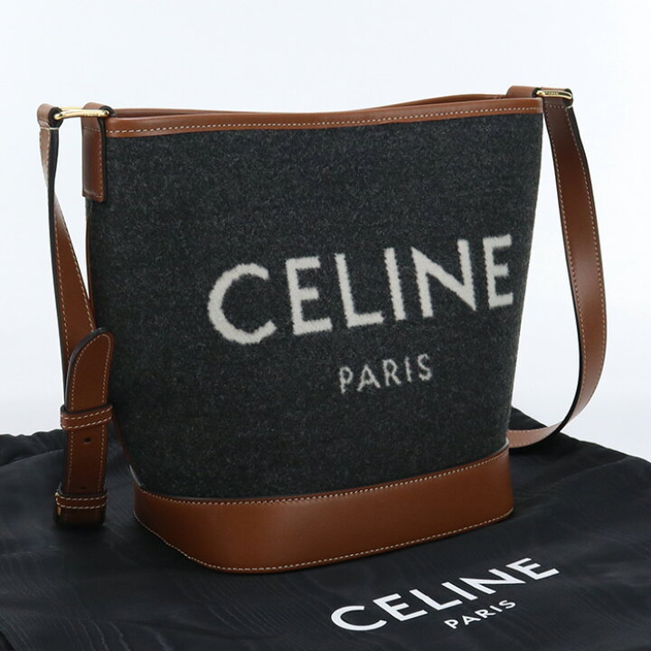 楽天市場】【中古・未使用】セリーヌ(CELINE) ショルダーバッグ ウール 