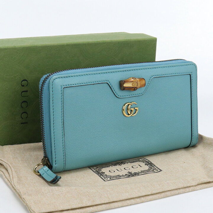 楽天市場】【中古】グッチ(GUCCI) ダイアナ ジップアアラウンド 