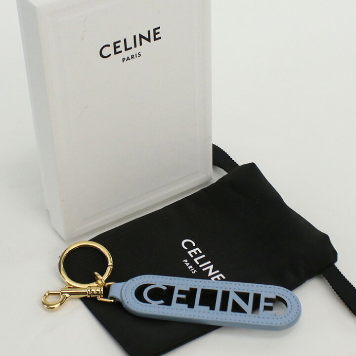 楽天市場】【中古美品】セリーヌ(CELINE) パンチング キーリング 