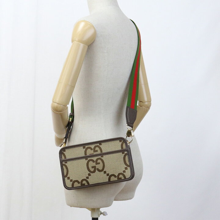 楽天市場】【中古美品】グッチ(GUCCI) ジャンボGG ミニバッグ 