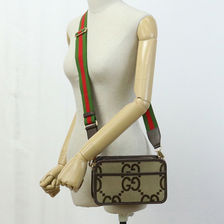 楽天市場】【中古美品】グッチ(GUCCI) ジャンボGG ミニ バッグ 