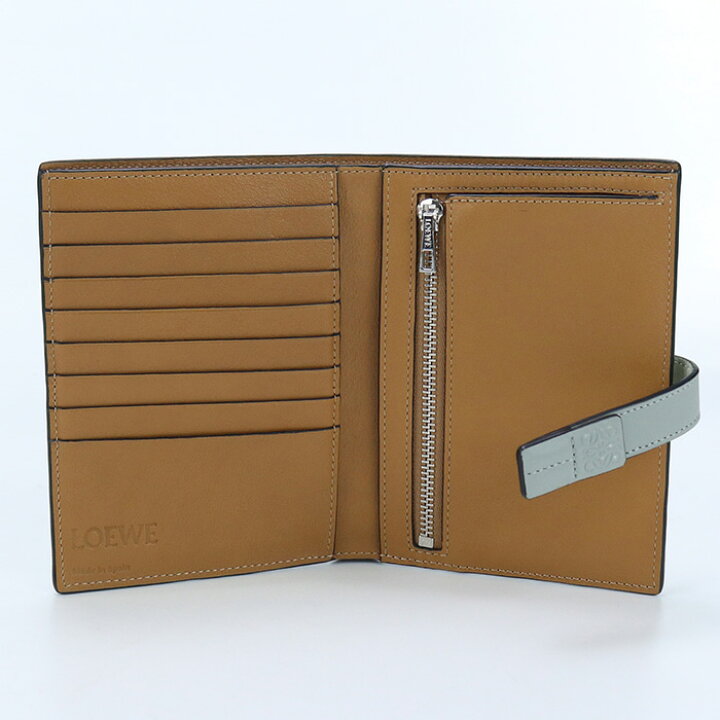 良品【LOEWE／ロエベ】レザー ミディアムバーティカル ウォレット 
