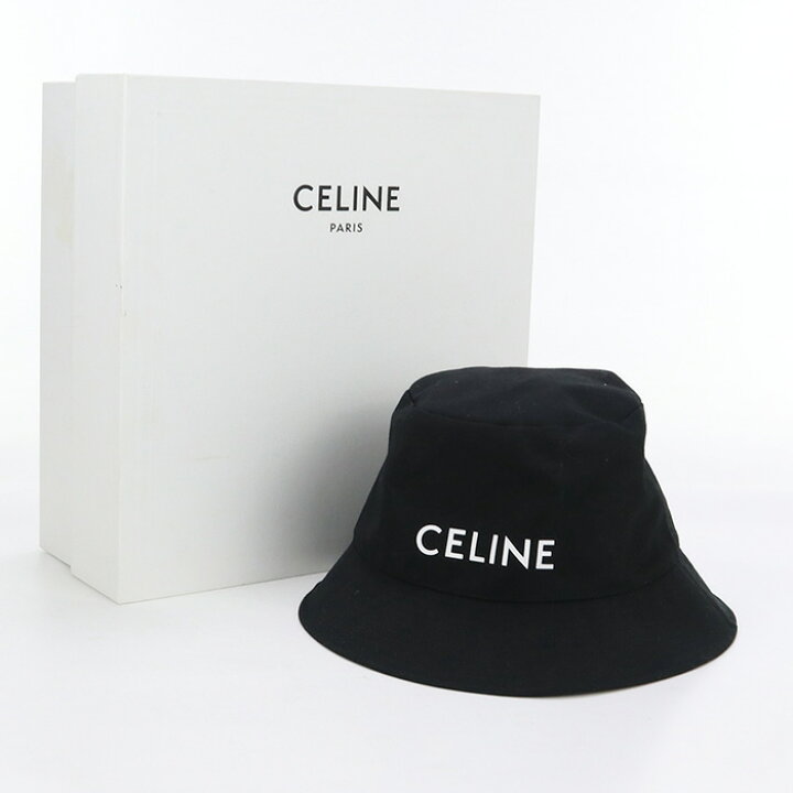 楽天市場】【中古・未使用】セリーヌ(CELINE) バケットハット コットン 
