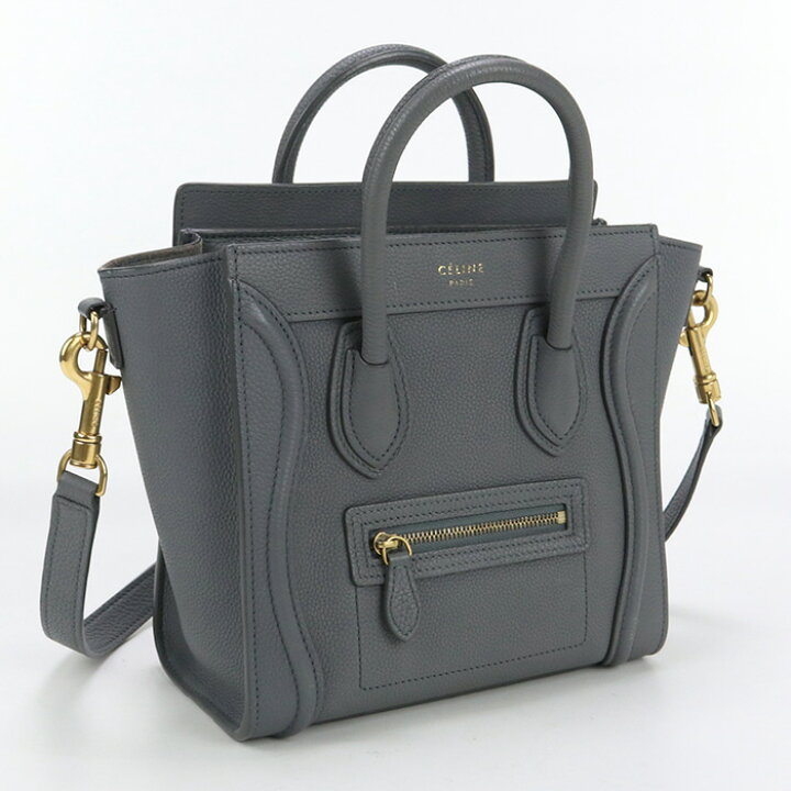 楽天市場】【中古】セリーヌ(CELINE) ラゲージ ナノ カーフ トート  