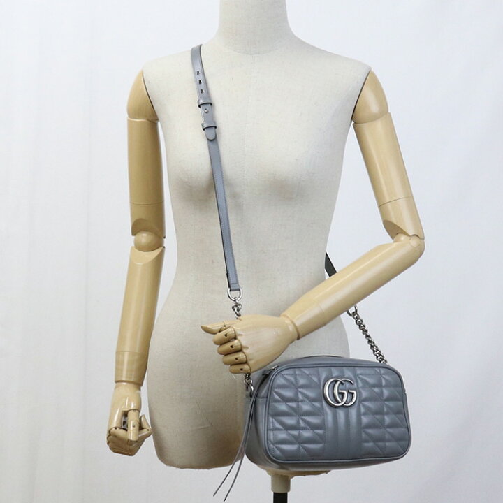 楽天市場】【中古美品】グッチ(GUCCI) GGマーモント スモール 